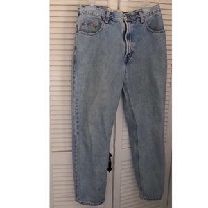 VTG 90 Gap Hi-Rise Loose Distressed Ankle Jeans